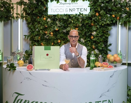 To kick off the global partnership between Tanqueray No.TEN and the multi-talented Stanley Tucci, a unique 